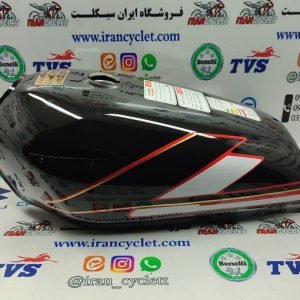 باک موتور سیکلت هندا مشکی پرچمی 73 ( با قاب بغل )