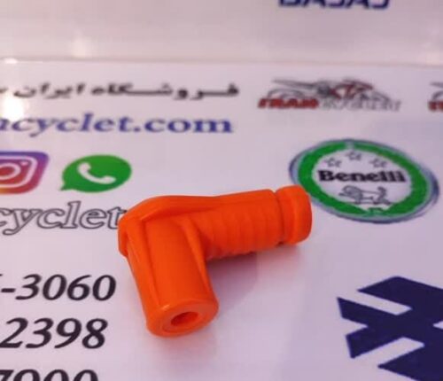 سر شمع انواع موتور سیکلت رنگی ( نارنجی ) - Image 2