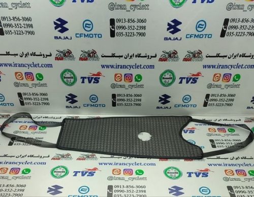 روکش باک چرمی حصیری انواع موتور سیکلت هندا درب باک وسط ( مشکی )