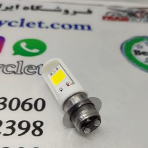 لامپ جلو انواع موتور سيكلت هندا و طرح ويو LED سراميكي ( سفيد)