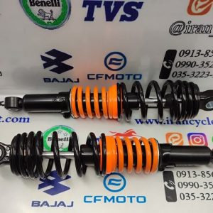 كمك عقب موتور سيكلت هندا مخروطي ضخيم مشكي نارنجي