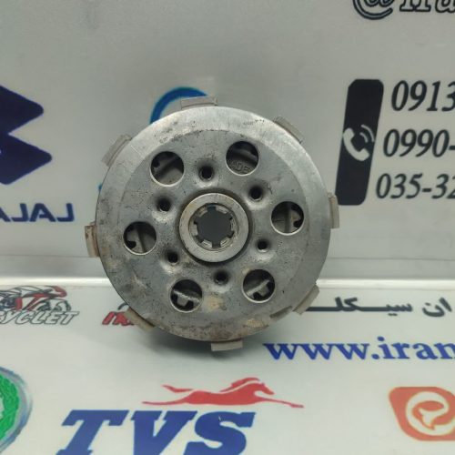 چهارشاخ کلاچ دیسک کامل با صفحه کلاچ موتور سیکلت کاواساکی GTO اصلی استوک سالم ( دست ) - Image 2