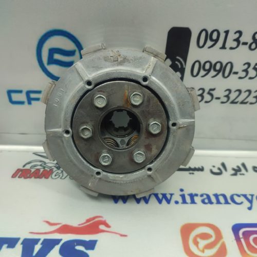 چهارشاخ کلاچ دیسک کامل با صفحه کلاچ موتور سیکلت کاواساکی GTO اصلی استوک سالم ( دست )