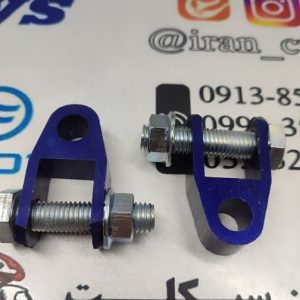 اسپیسر ارتفاع دهنده کمک عقب انواع موتور سیکلت کوتاه آبی ( جفت )