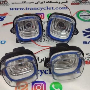 ست کامل راهنما موتور سیکلت هندا CDI نئون دار آبی (دست)