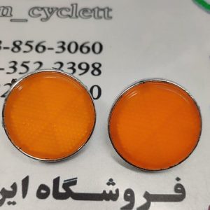 شبرنگ گوشواره موتور سیکلت هندا رزوه 6 کوچک نارنجی (جفت)