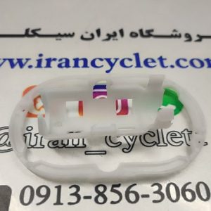 بست قاب زیر کفی پمپ بنزین 6 پیچ بیضی موتور سیکلت هندا انژوکتر