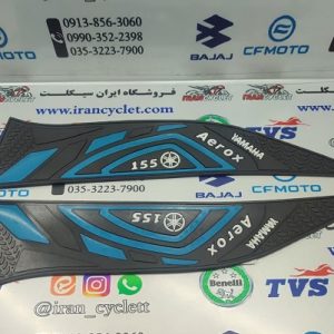 کف پایی موتور سیکلت طرح ایروکس مشکی فیروزه ای اتاق قدیم