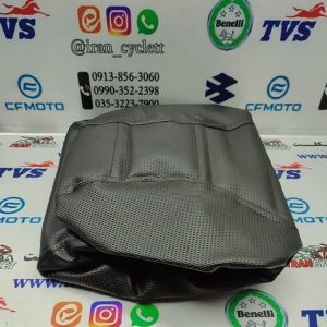 روکش زین موتور سیکلت طرح کلیک ابر دار پفکی مشکی