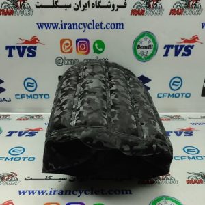 روکش زین موتور سیکلت طرح کلیک ابر دار پفکی ارتشی