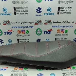 زین موتور سیکلت طرح کلیک مشکی قرمز