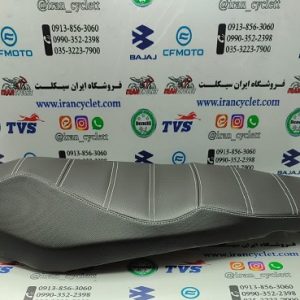 زین موتور سیکلت طرح کلیک مشکی سفید
