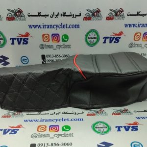 روکش زین موتور سیکلت هندا اسپرت دوتیکه مشکی خط دور قرمز