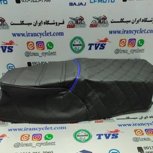 روکش زین موتور سیکلت هندا اسپرت دوتیکه مشکی خط دور آبی