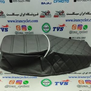 روکش زین موتور سیکلت هندا اسپرت دوتیکه مشکی خط دور سفید