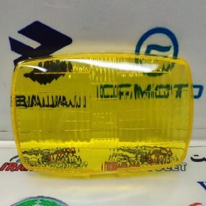 شیشه طلق چراغ جلو موتور سیکلت هندا CDI مشجر رنگی زرد