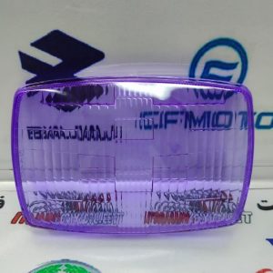 شیشه طلق چراغ جلو موتور سیکلت هندا CDI مشجر رنگی بنفش