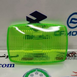 شیشه طلق چراغ جلو موتور سیکلت هندا CDI مشجر رنگی سبز