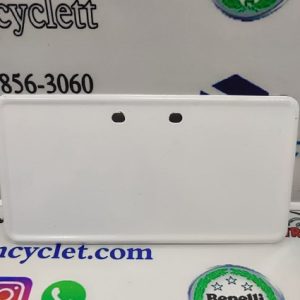 ورق پشت پلاک انواع موتور سیکلت سفید