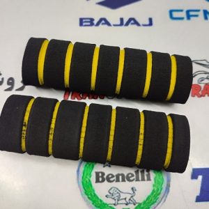 روکش ابری 4 تیکه (عرق گیر) سر دسته انواع موتور سیکلت زرد ( دست )