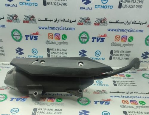 اگزوز کامل موتور سیکلت طرح کلیک اصلی شرکت نیرو موتور (نو خط و خش دار) کد 1