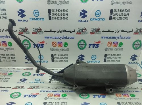اگزوز کامل موتور سیکلت طرح کلیک اصلی شرکت نیرو موتور (نو خط و خش دار) کد 2 - Image 2