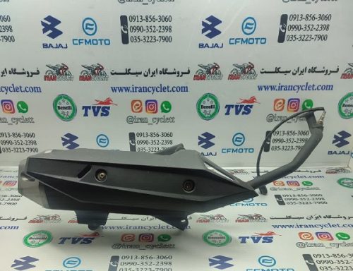 اگزوز کامل موتور سیکلت طرح کلیک اصلی شرکت نیرو موتور (نو خط و خش دار) کد 2