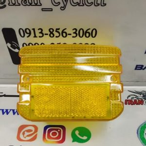 شیشه خطر (طلق) انواع موتور سیکلت هندا سی دی ای زرد لیمویی