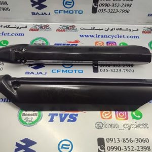 قاب کاور روی پاشاخ میله کمک جلو انواع موتور سیکلت تریل مشکی (جفت)