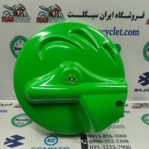 قاب کاور محافظ گرد روی دیسک چرخ جلو انواع موتور سیکلت تریل سبز
