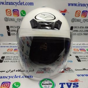 کلاه ایمنی کاسکت بدون فک سفید