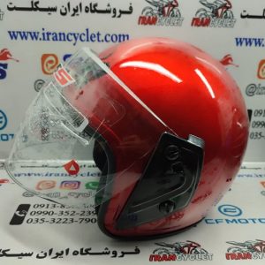 کلاه ایمنی کاسکت بدون فک قرمز