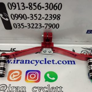 پدال دنده موتور سیکلت هندا تزئینی رنتال رنگی قرمز