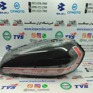 باک موتور سیکلت هندا انژوکتر (4پیچ مستطیل) مشکی عصایی (با قاب بغل)