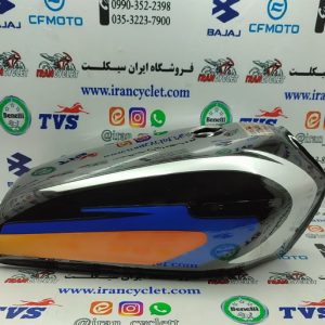 باک موتور سیکلت هندا انژوکتر (4پیچ مستطیل) مشکی اگزایتر (با قاب بغل)