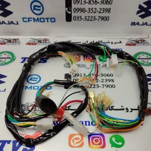 سیم کشی کامل انواع موتور سیکلت هندا سی جی CG سوئیچ پایین معمولی بدون استارت (درجه 1)