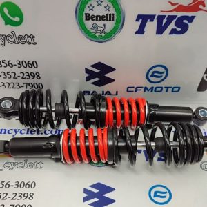 کمک عقب موتورسیکلت هندا مخروطی ضخیم مشکی قرمز (دست)