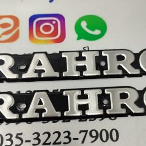 مارک (آرم) باک انواع موتور سیکلت هندا فلزی رهرو نقره ای (دست)