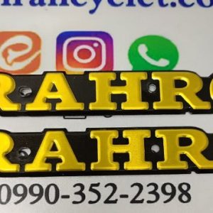 مارک (آرم) باک انواع موتور سیکلت هندا فلزی رهرو طلایی (دست)