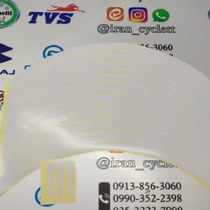 برچسب دور رینگ انواع موتور سیکلت هندا شبرنگ سفید