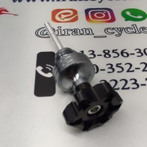 گژ روغن فلزی اسپرت رنتال فلکه ای انواع موتور سیکلت مشکی