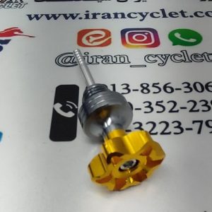 گژ روغن فلزی اسپرت رنتال فلکه ای انواع موتور سیکلت طلایی