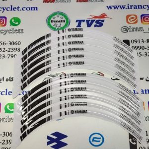 پد دور رینگ ژله ای انواع موتور سیکلت یاماها سفید