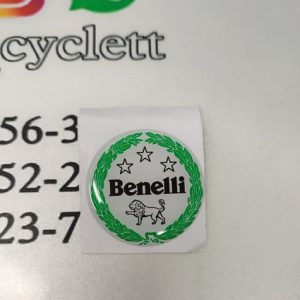 برچسب سکه ای روی باک بنلی ژله ای سبز (برجسته)