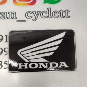 برچسب پشت عابر بانک هندا پر مشکی