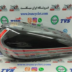 باک موتور سیکلت هندا مشکی عصایی (با قاب بغل)