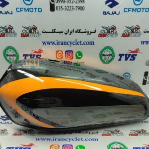 باک موتور سیکلت هندا مشکی کاستوم پرتغالی (با قاب بغل)