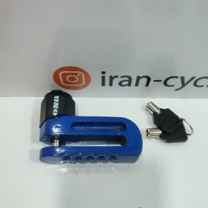 قفل دیسک موتور سیکلت آبی