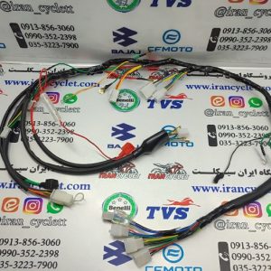 سیم کشی کامل موتور سیکلت طرح ویو