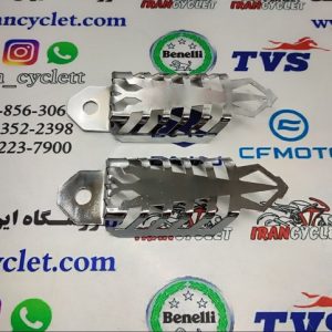 محافظ کاور فلزی رنتال روی کمک فنر عقب انواع موتور سیکلت استیل